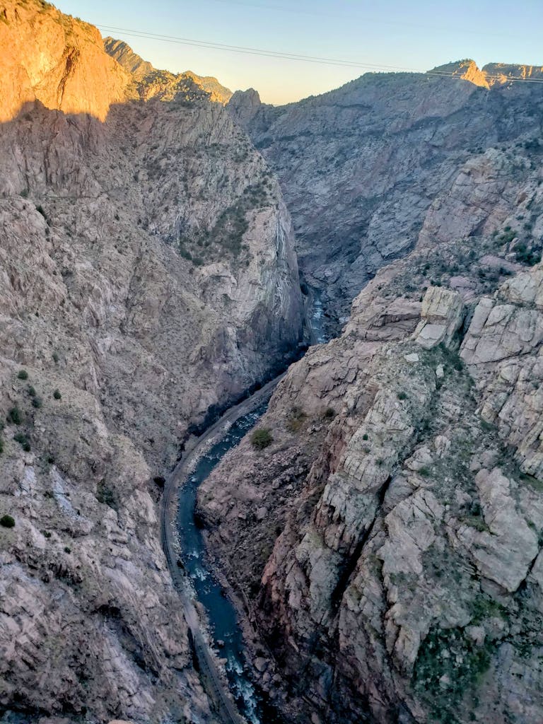 Arkansas River in Royal Gorge Canyon, Colorado, USA