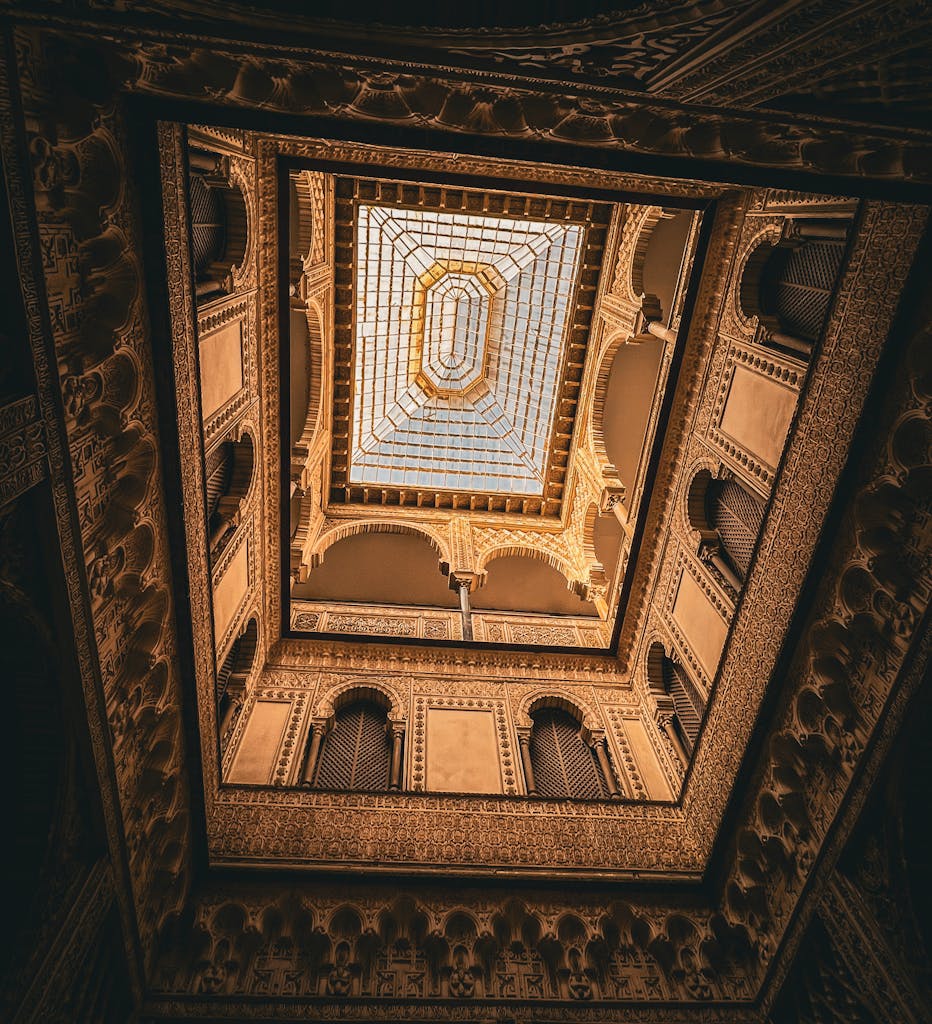 Ceiling of Royal Alcazar of Seville